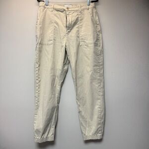 DU/ER‎ Jogger Pants Mens 33x28 Beige Excellent Live Free Adventure WPTR1145